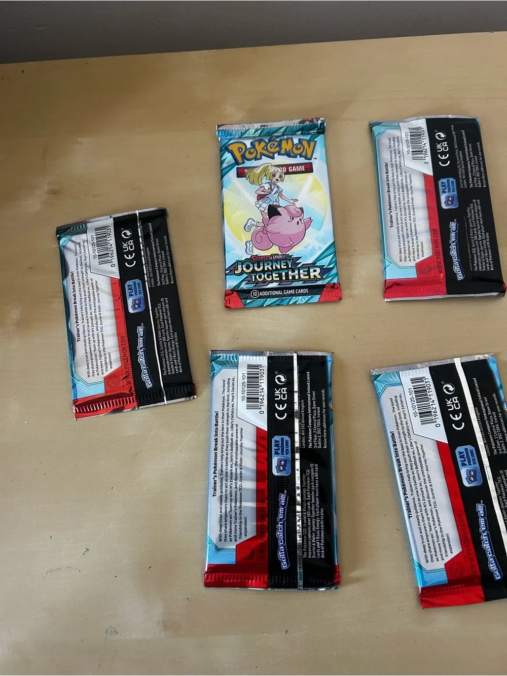 5 Journey Together Booster Packs -‎ Blue and White